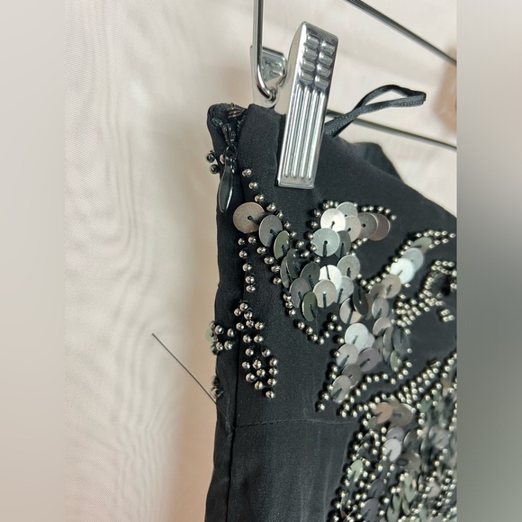 NWT Sheri Bodell silk sequined strapless dress - Picture 10 of 10